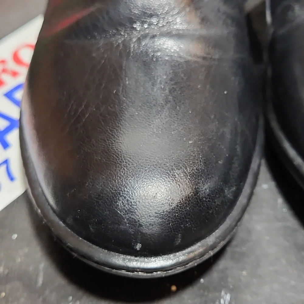 DANSCO Black Leather Upper Side Gore Heel 37